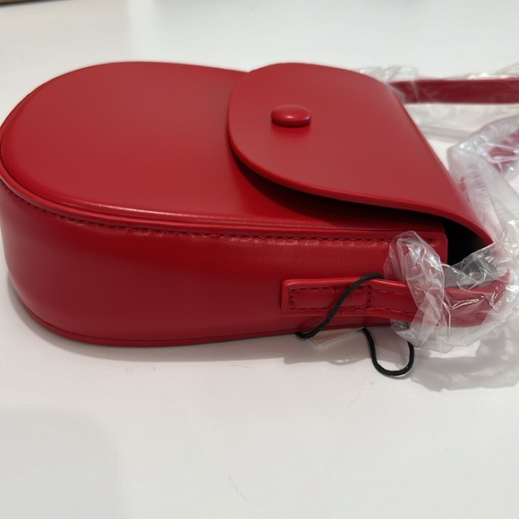 NWT Cider Classic Mini, Red, Crossbody, Faux Leather, Adjust Strap, Bag, Purse - Picture 14 of 16